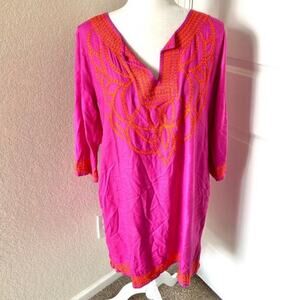 Gretchen Scott The Reef Embroidered Tunic